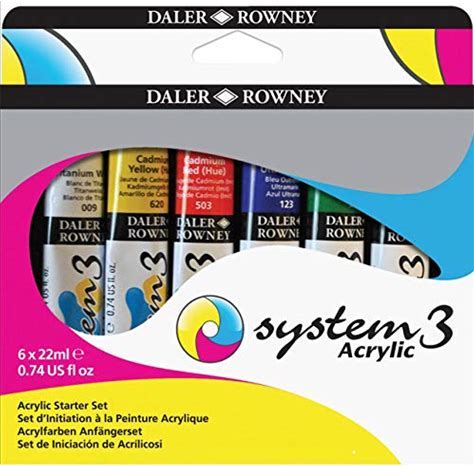 Daler-Rowney System 3 Acrylic Paint Set