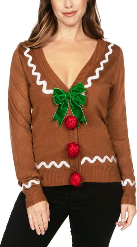 Tipsy Elves Women's Gingerbread Sweater