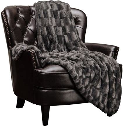 Chanasya Fuzzy Faux Fur Throw Blanket